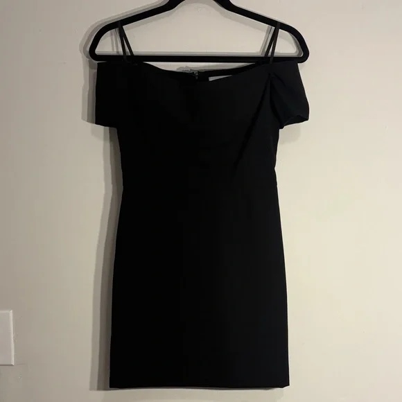 Line + Dot Cecil LBD Off the Shoulder Mini Dress - Picture 2 of 6